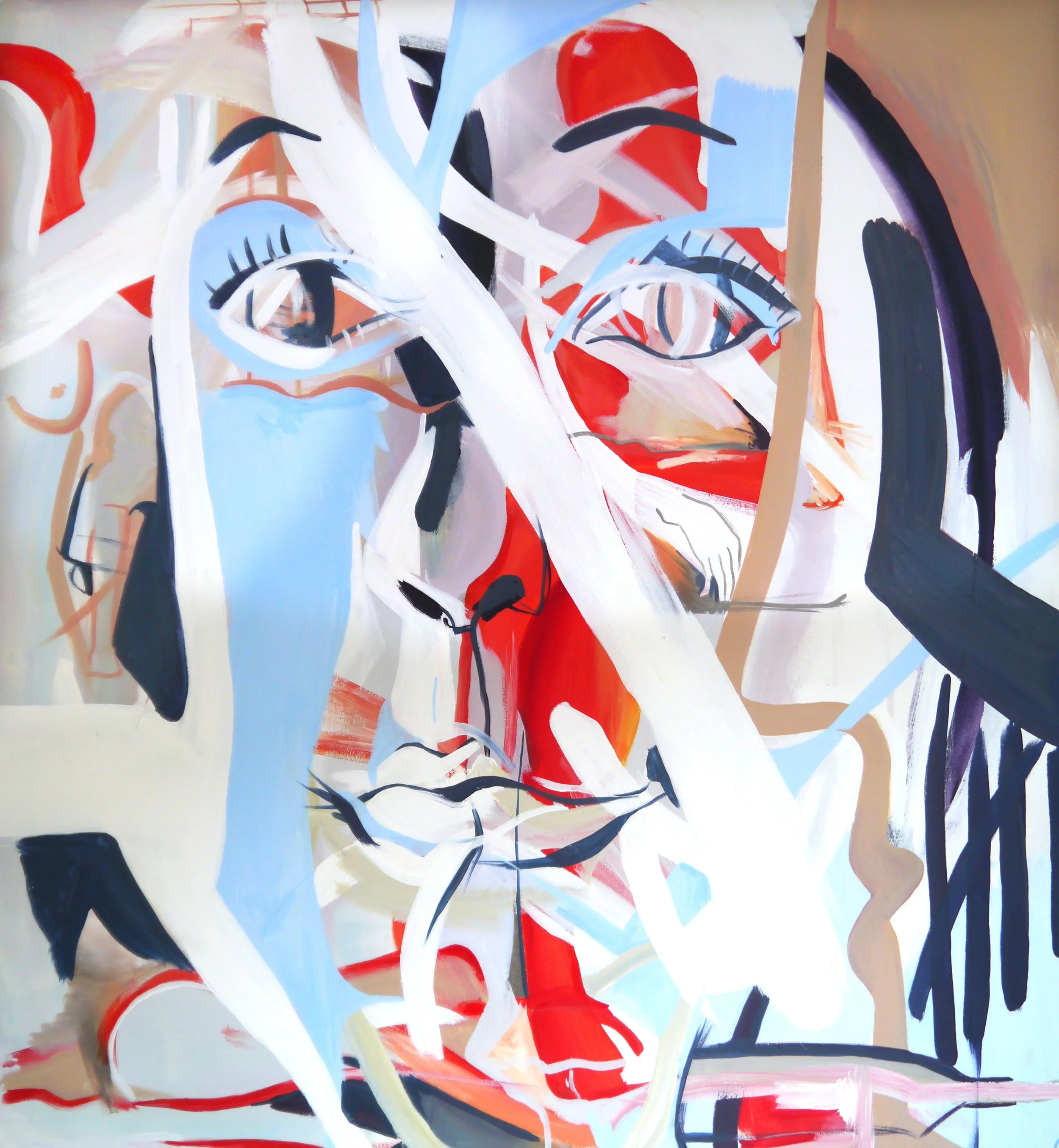 Today is Completely Different and I Love it (2015) 130 x 140cm, Acrylic on Canvas