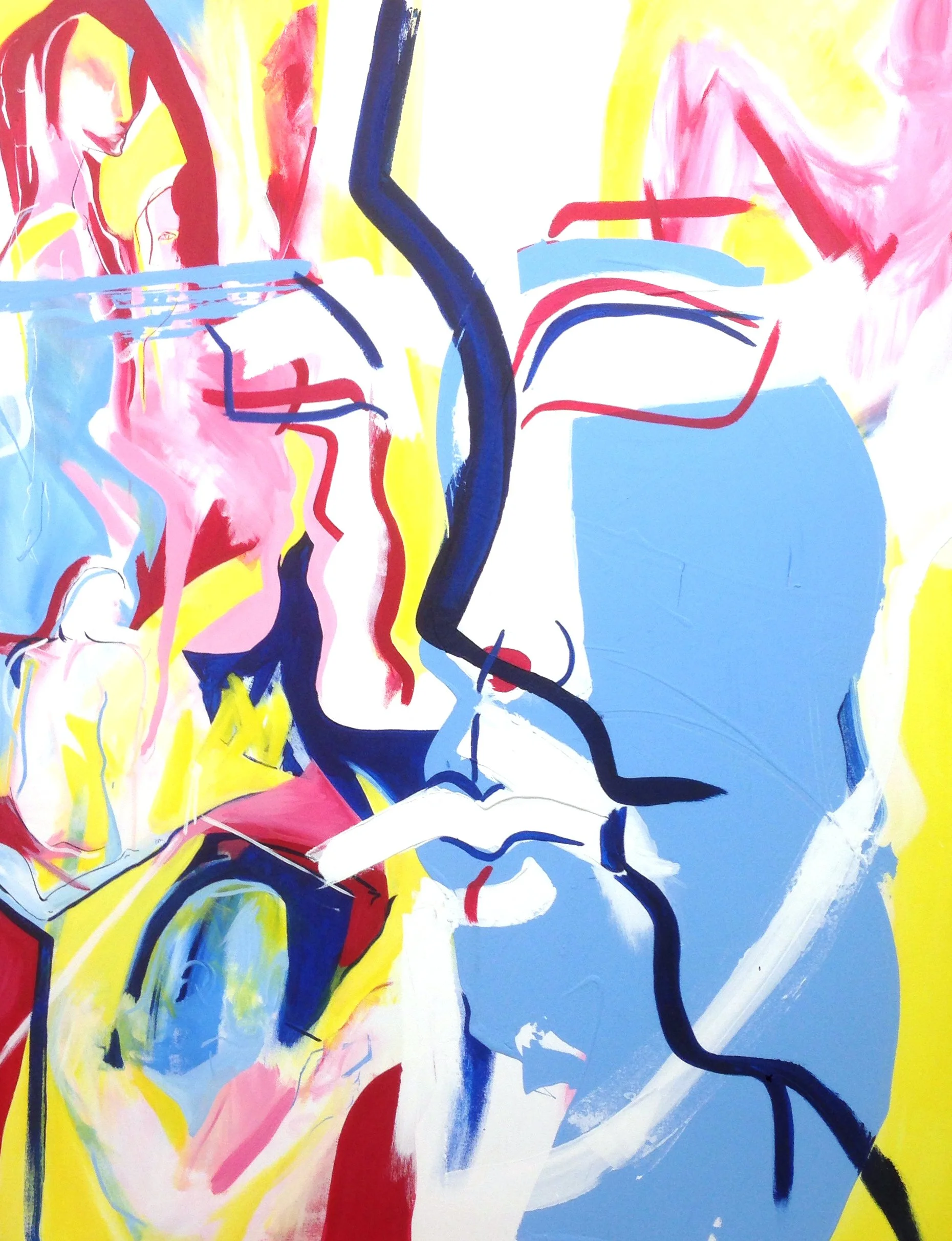 Maybe I like my Silence Now (2015) 170 x 135cm, Acrylic on Canvas
