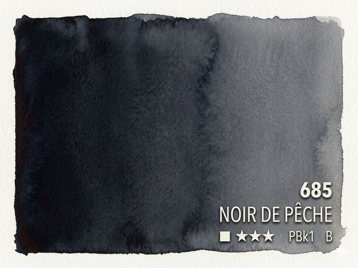 685. Noir de pêche