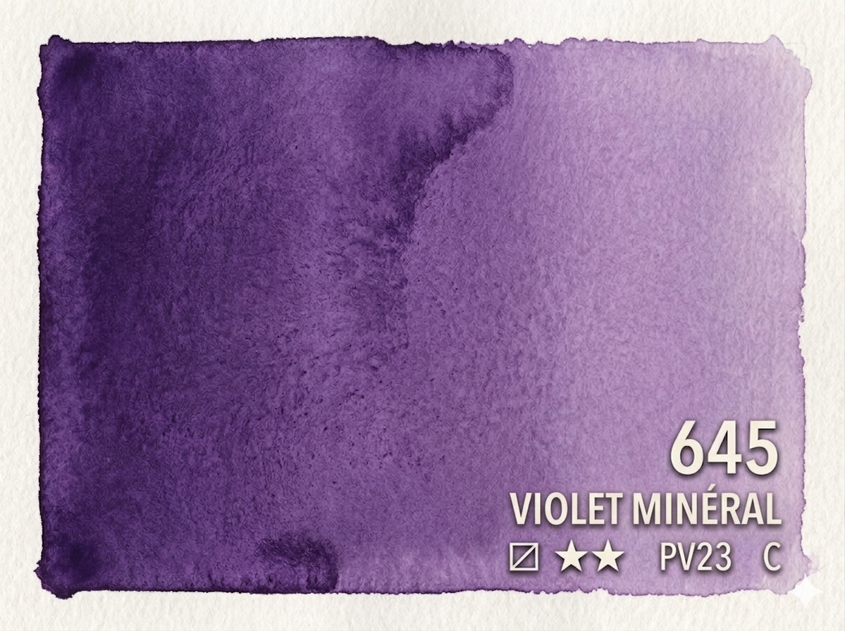 645. Violet minéral