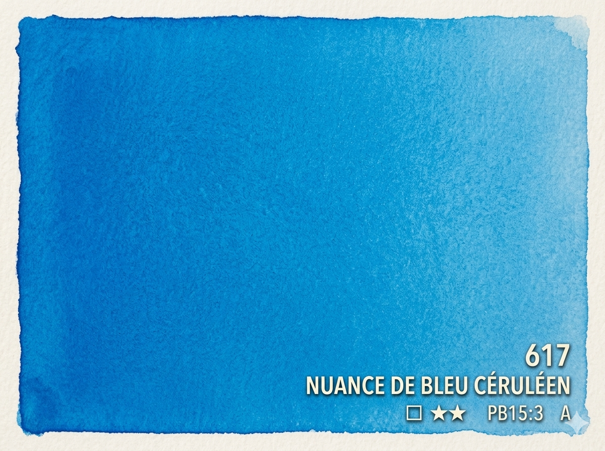 617. Nuance de bleu céruléen