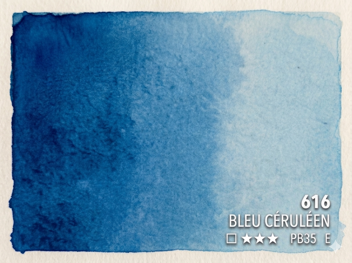 616. Bleu céruléen