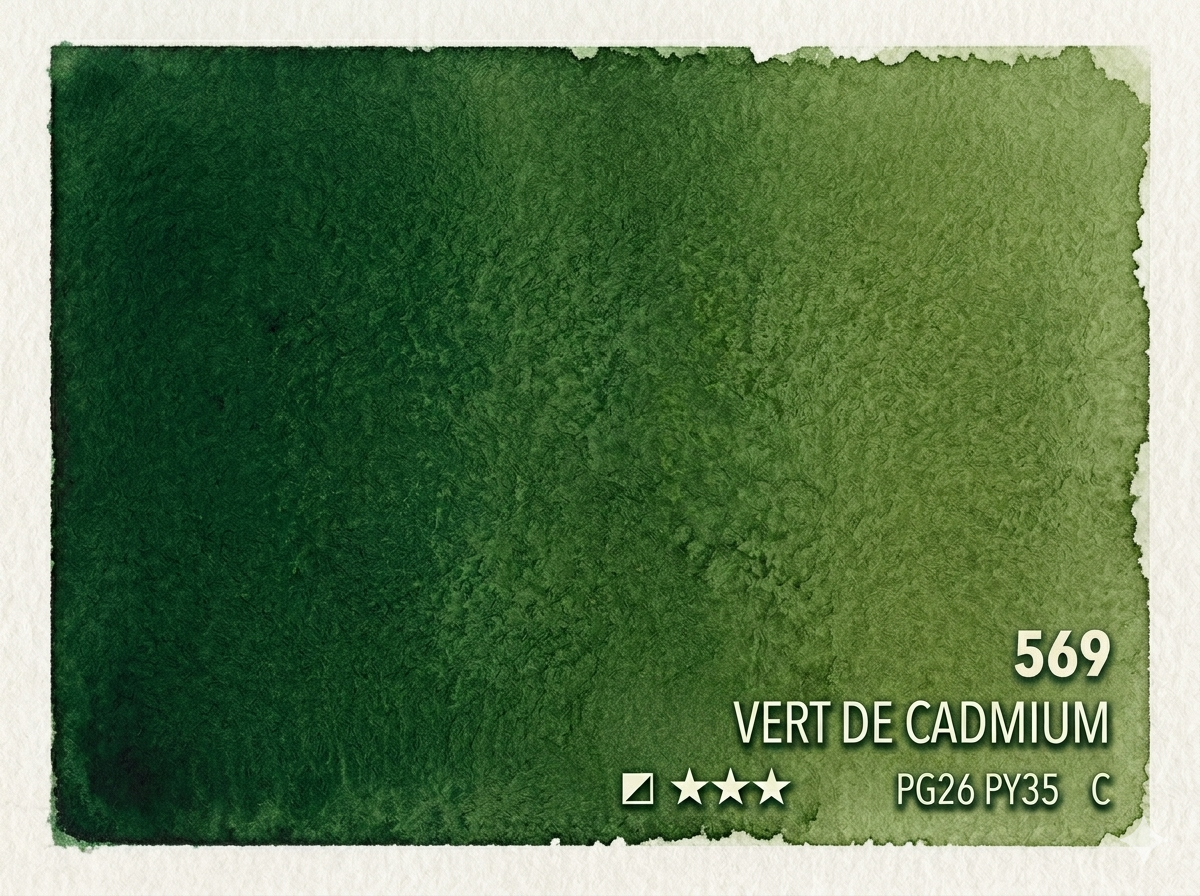 569. Vert de cadmium