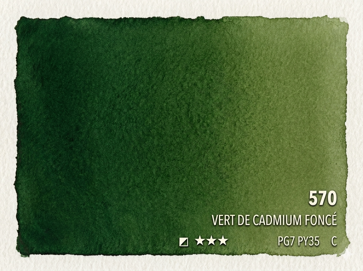 570. Vert de cadmium foncé