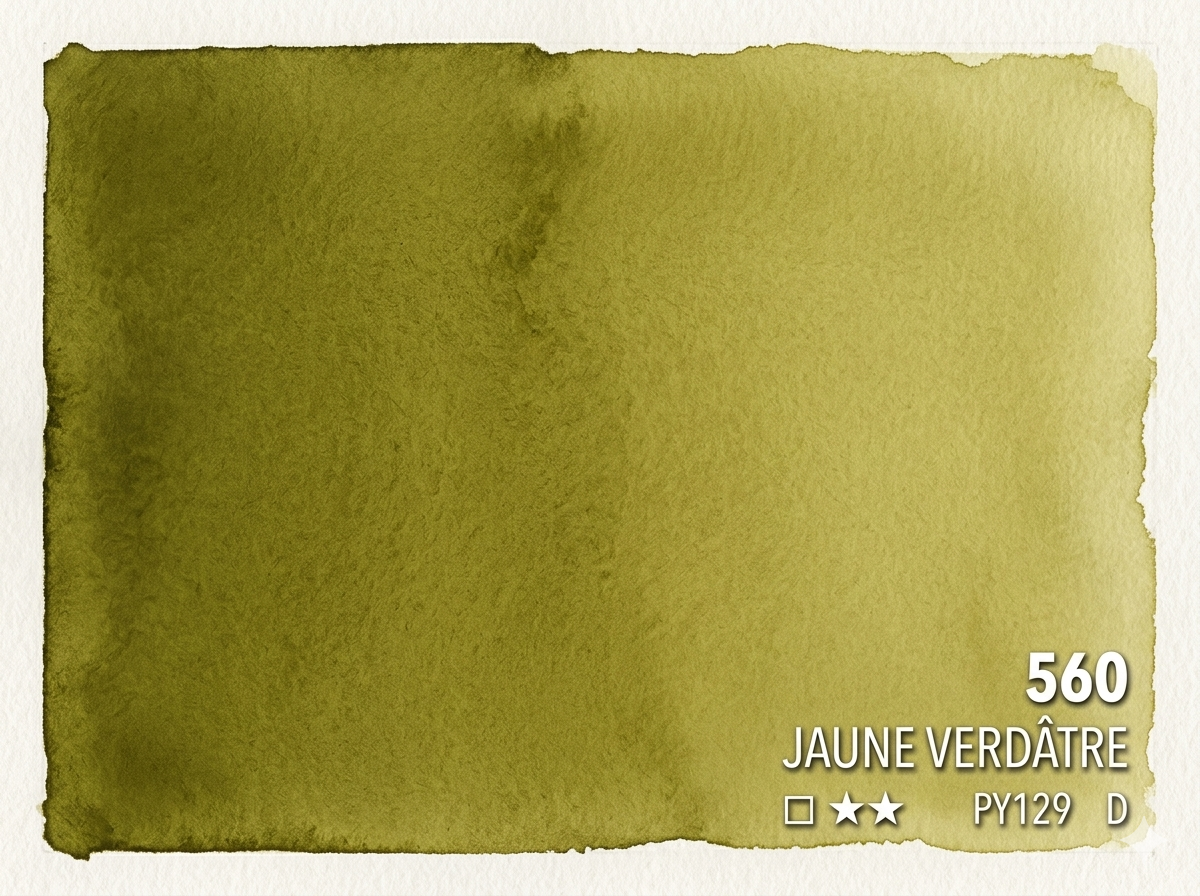 560. Jaune verdâtre