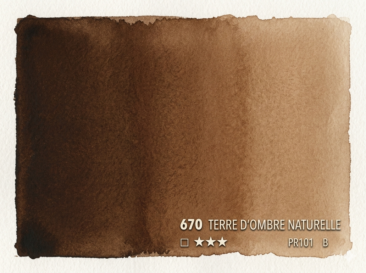 670. Terre d'ombre naturelle