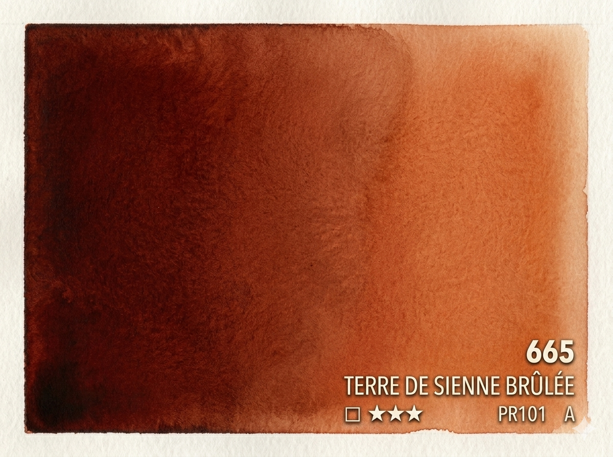 665. Terre de Sienne brûlée