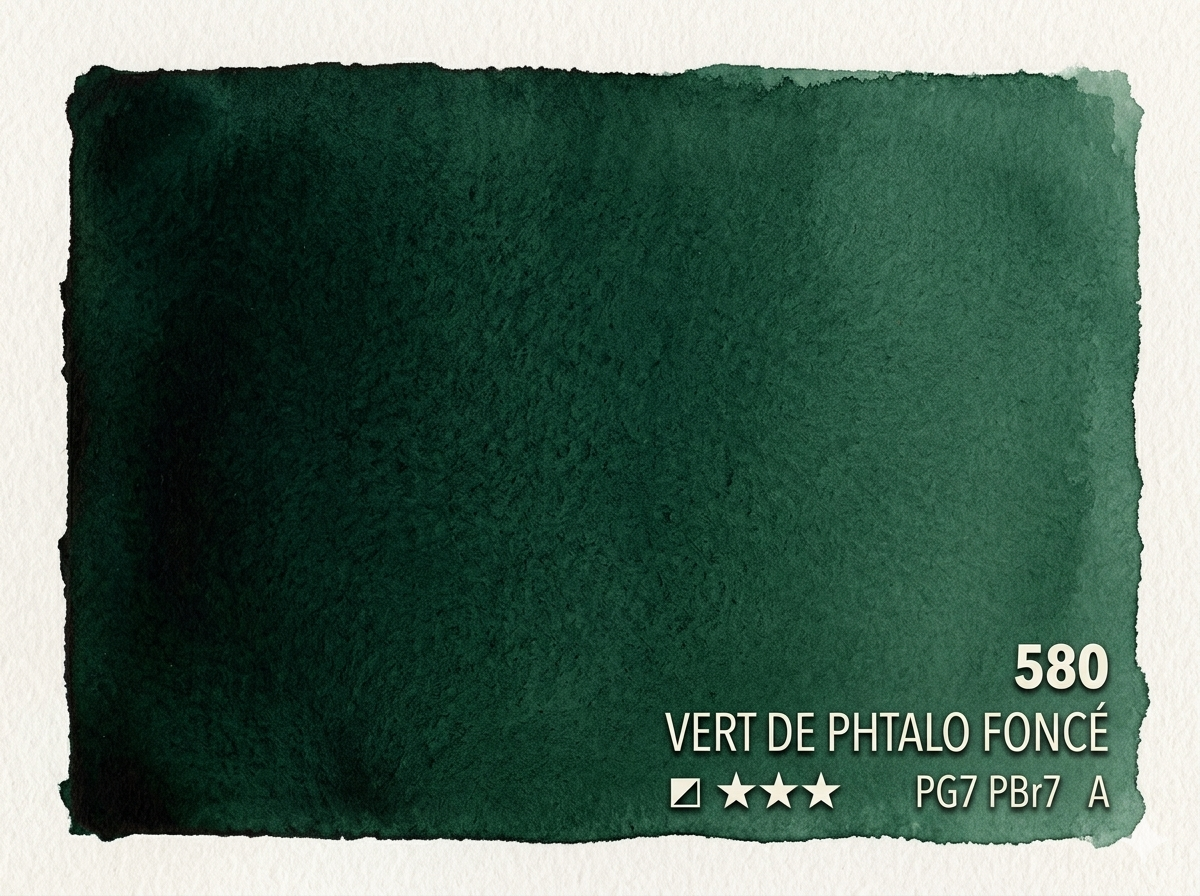 580. Vert de phtalo foncé