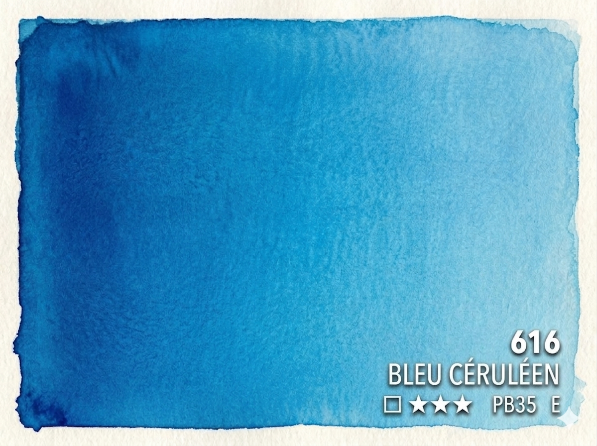 616. Bleu céruléen