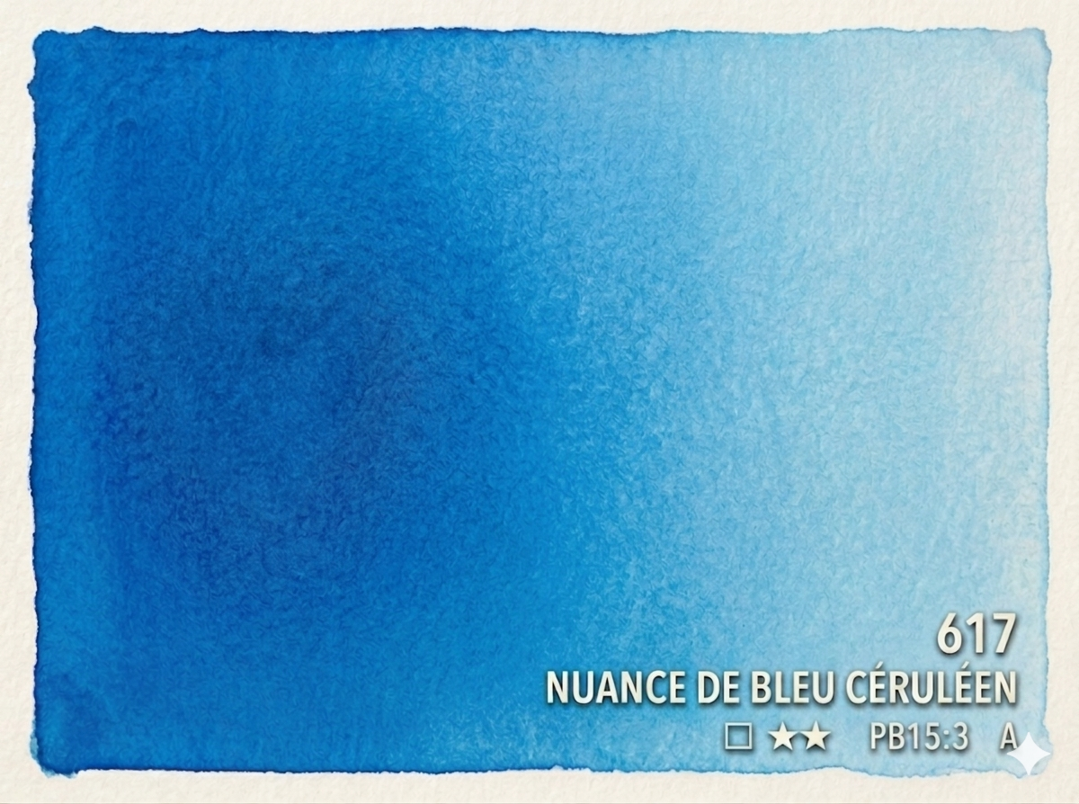 617. Nuance de bleu céruléen