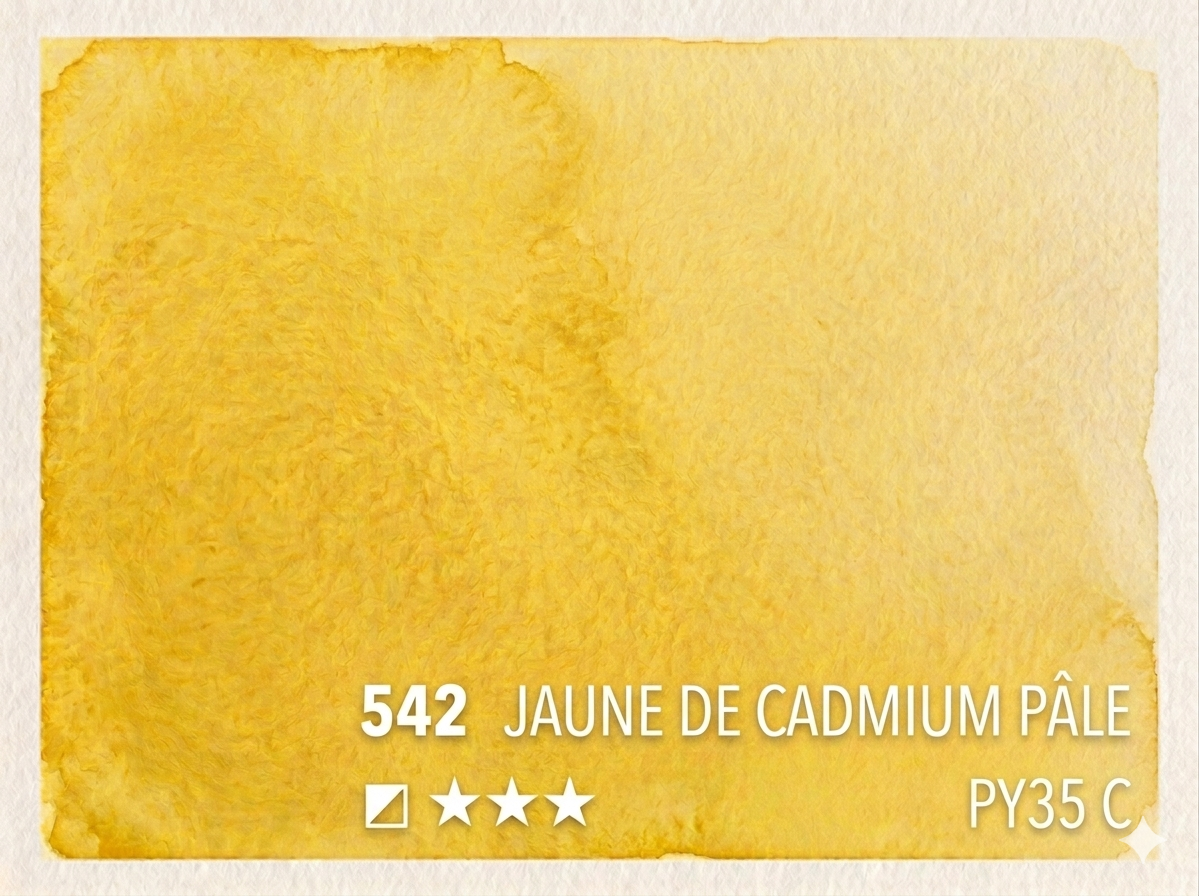 542. Jaune de cadmium pâle