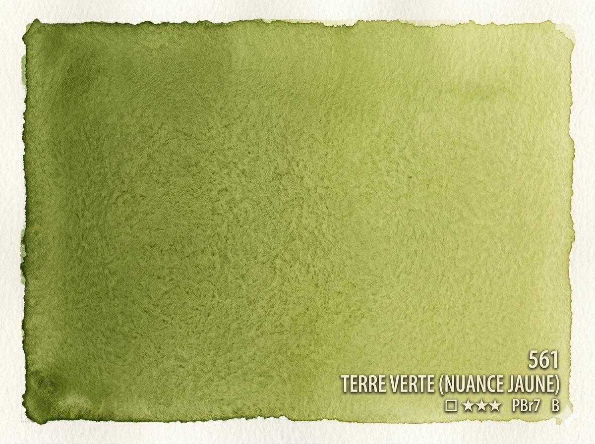 561. Terre verte (nuance jaune)