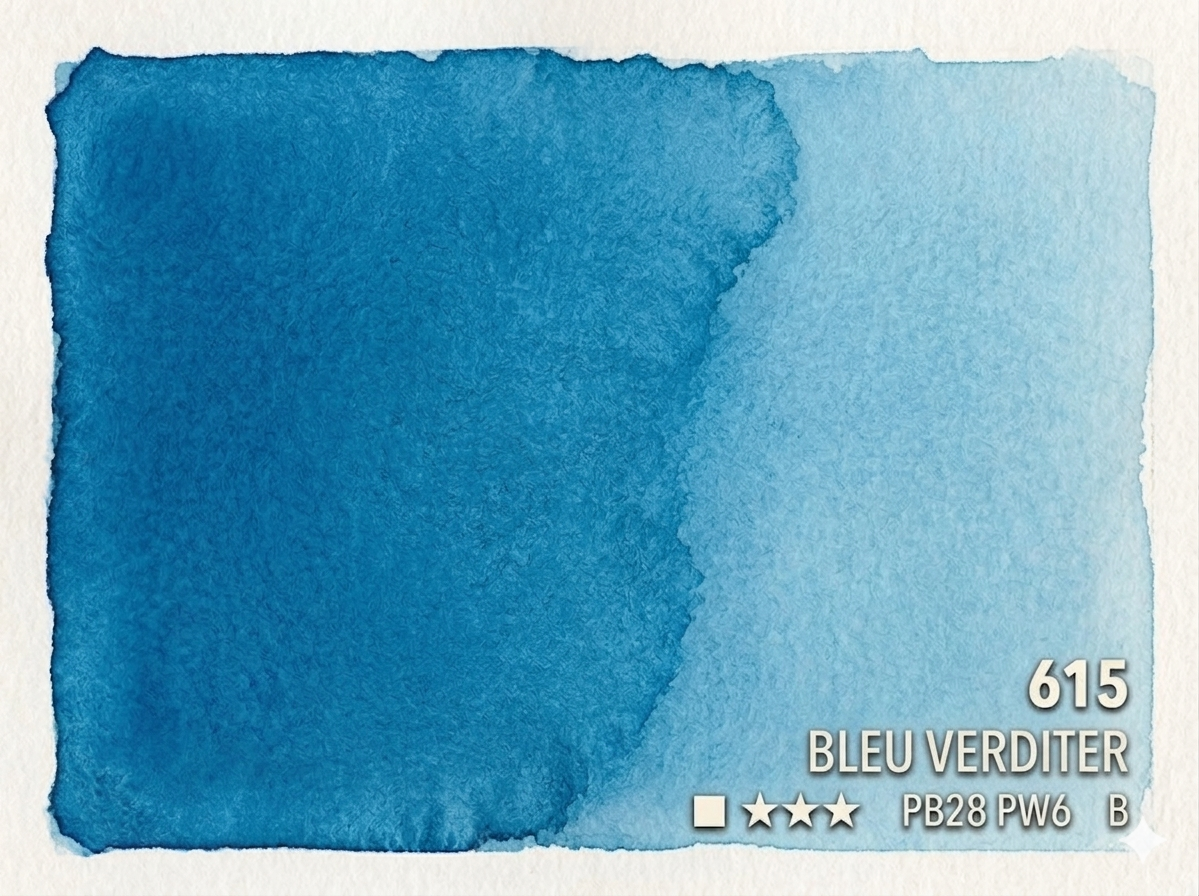 615. Bleu verditer