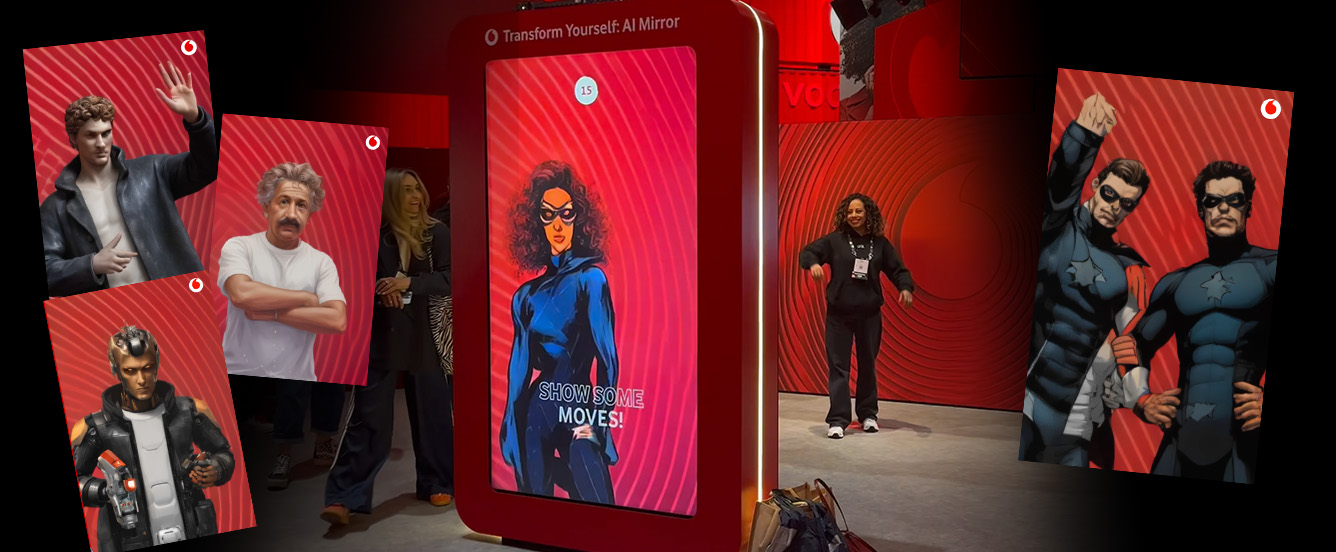 Vodafone x OMR - Magic Mirror Experience