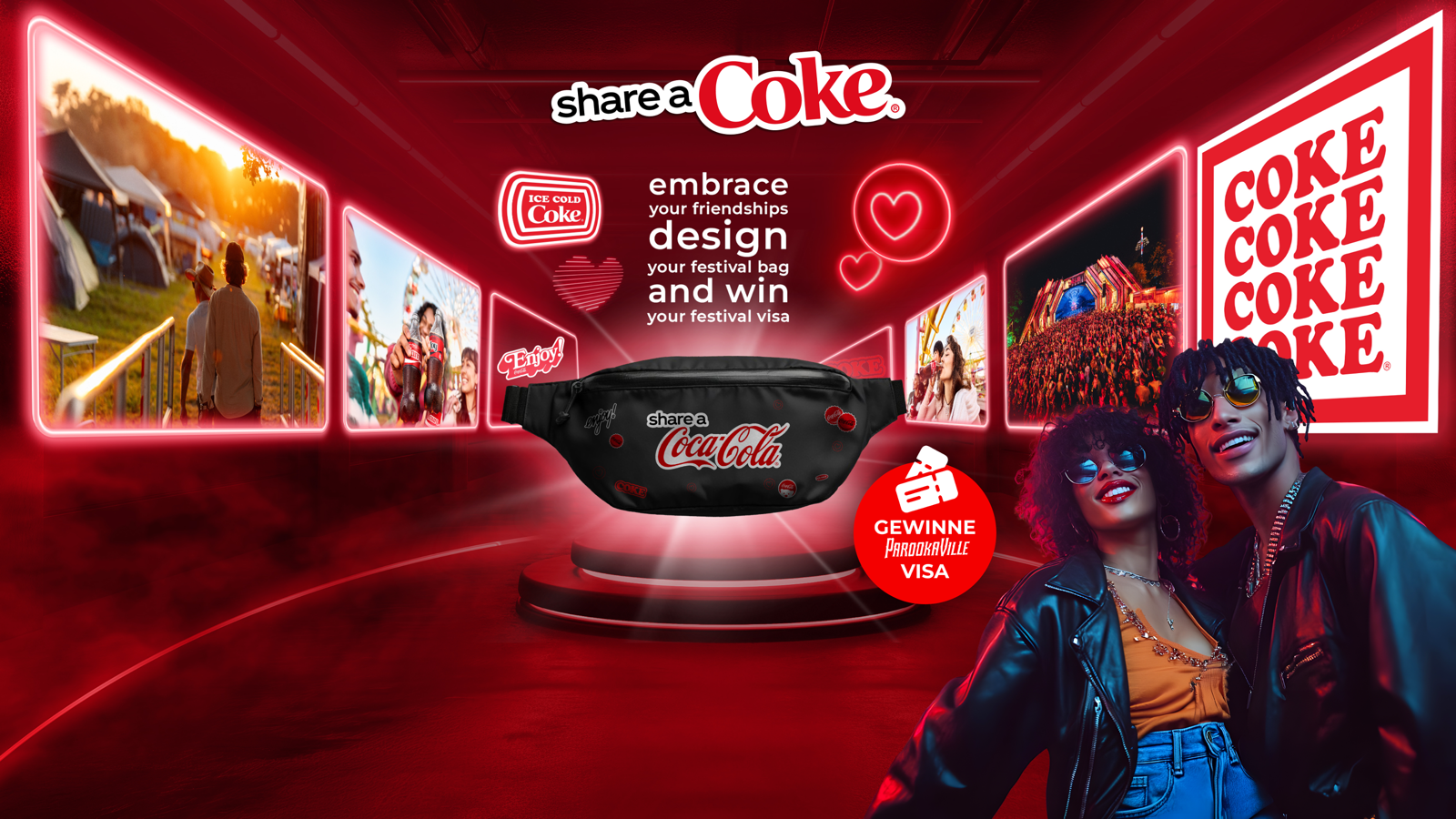 Coca-Cola - Festival Merch AI Creator