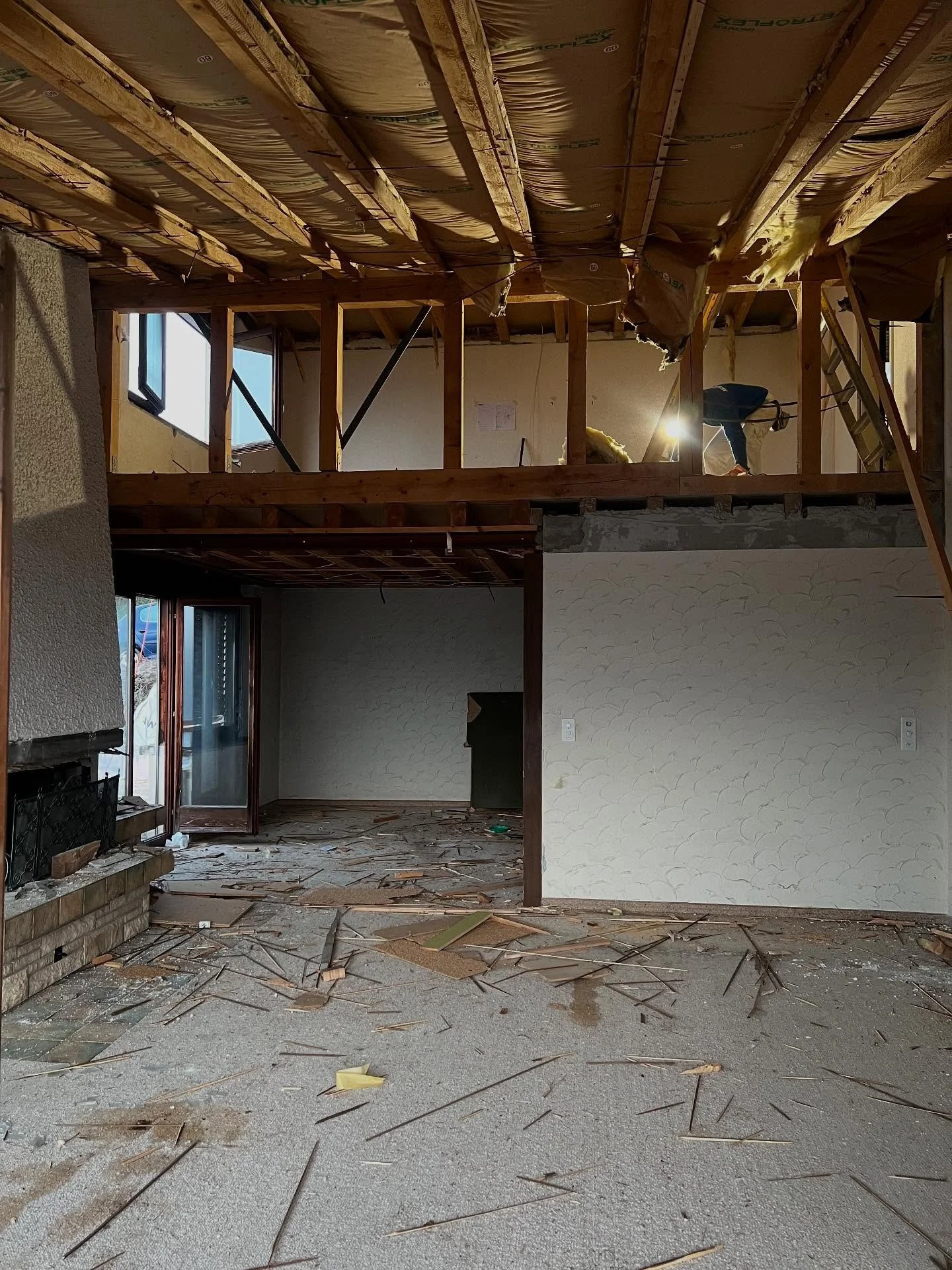 Baustart Umbau EFH in Adligenswil.