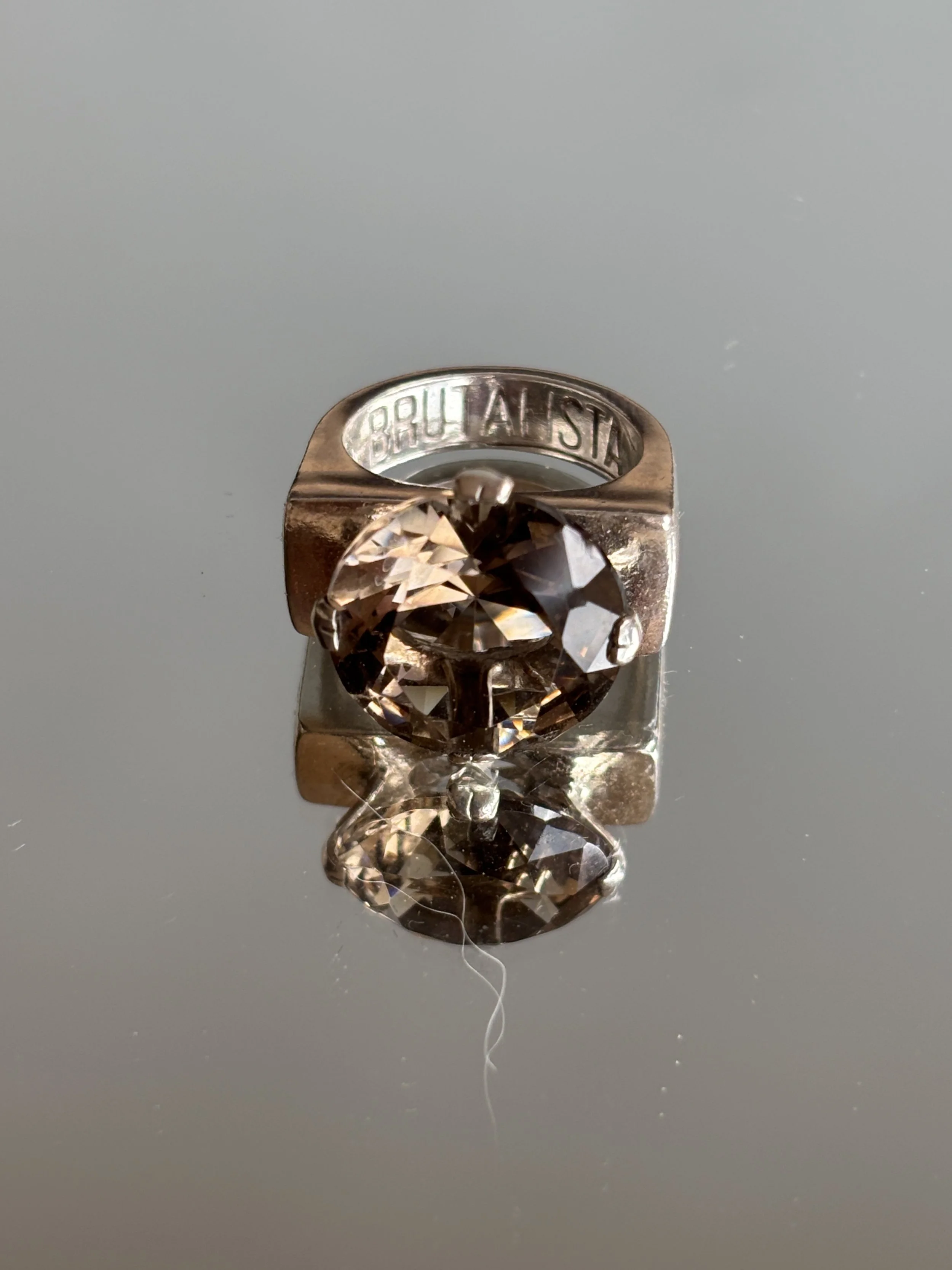 SMOKY QUARTS RING