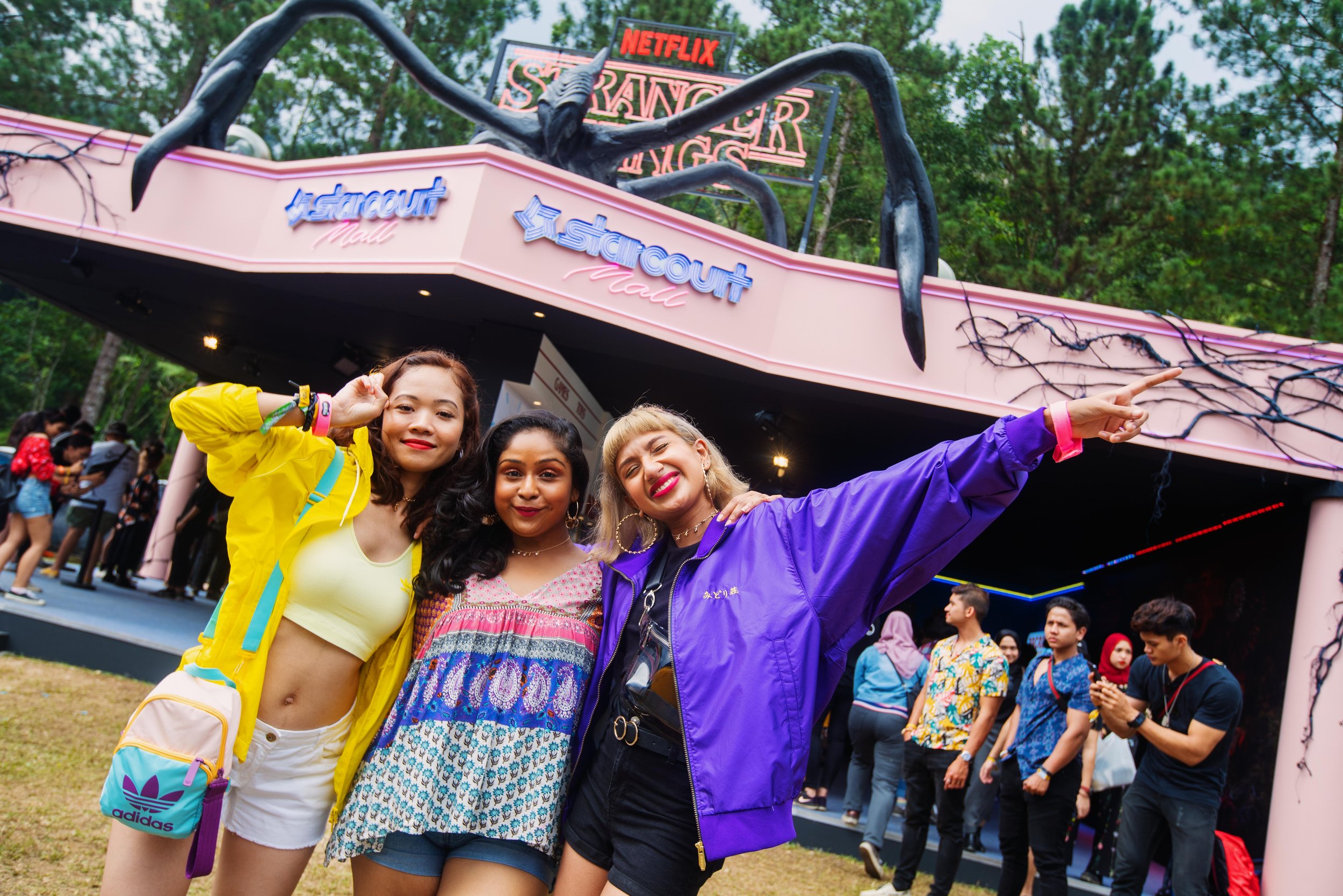Netflix Stranger Things brand activation at 'Good Vibes Festival' in Malaysia
