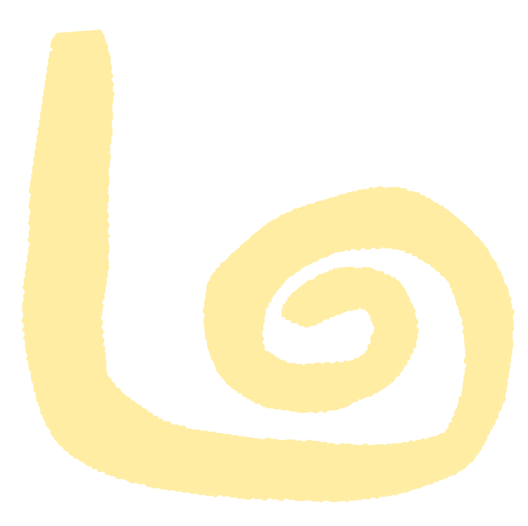 An abstract black and beige spiral design.
