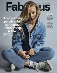 JoJo Siwa feature and cover for Fabulous Magazine