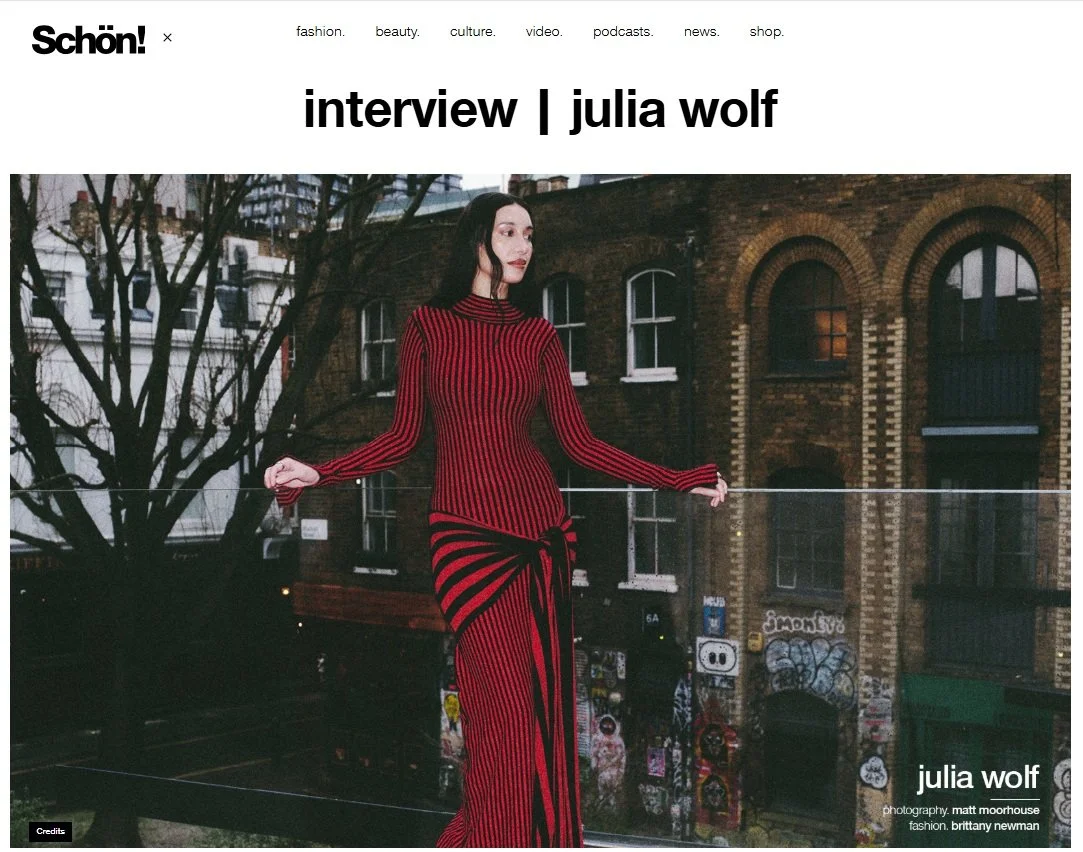 Julia Wolf for Schon! Magazine