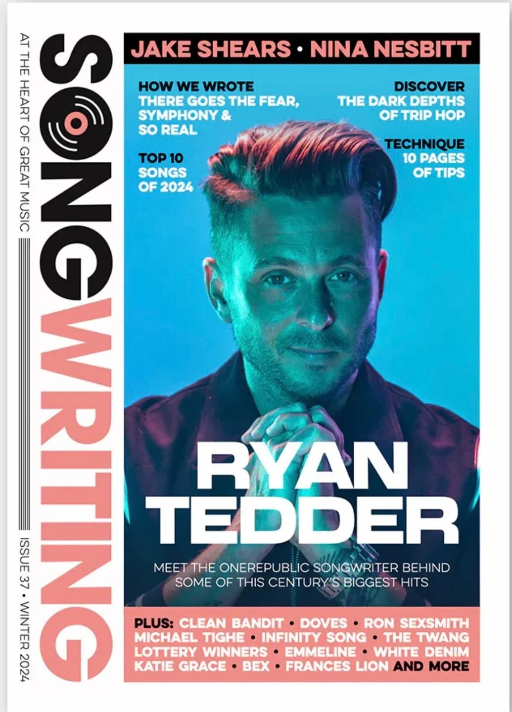 OneRepublic on the cover for Songwriter Magazine