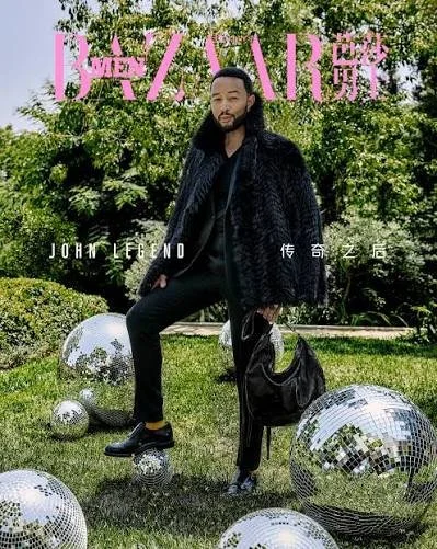 John Legend on the cover of Harper's Bazaar China