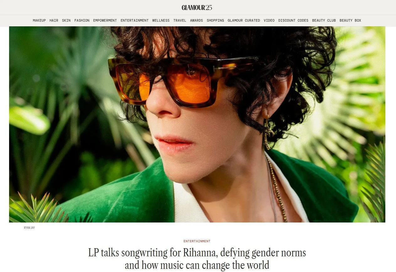 LP interviews for Glamour
