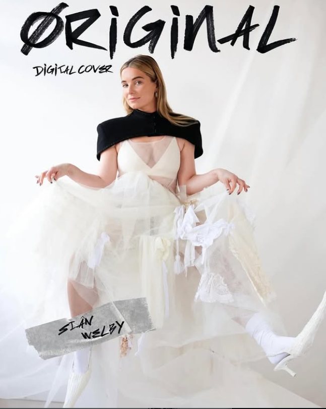 Sian Welby on the cover of Original Magazine