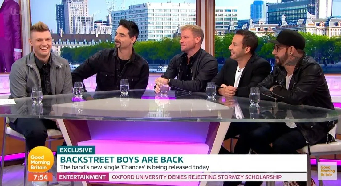 Backstreet Boys interview for Good Morning Britain with Richard Arnold