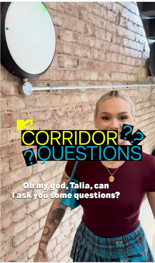 Talia Mar x MTV - Corridor Questions