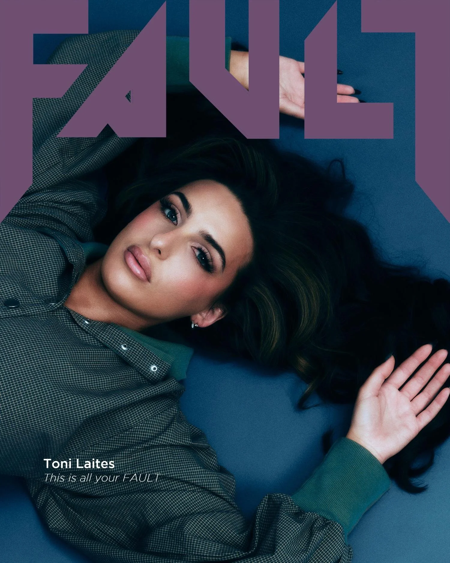 Toni Laites on the cover of Fault Magazine
