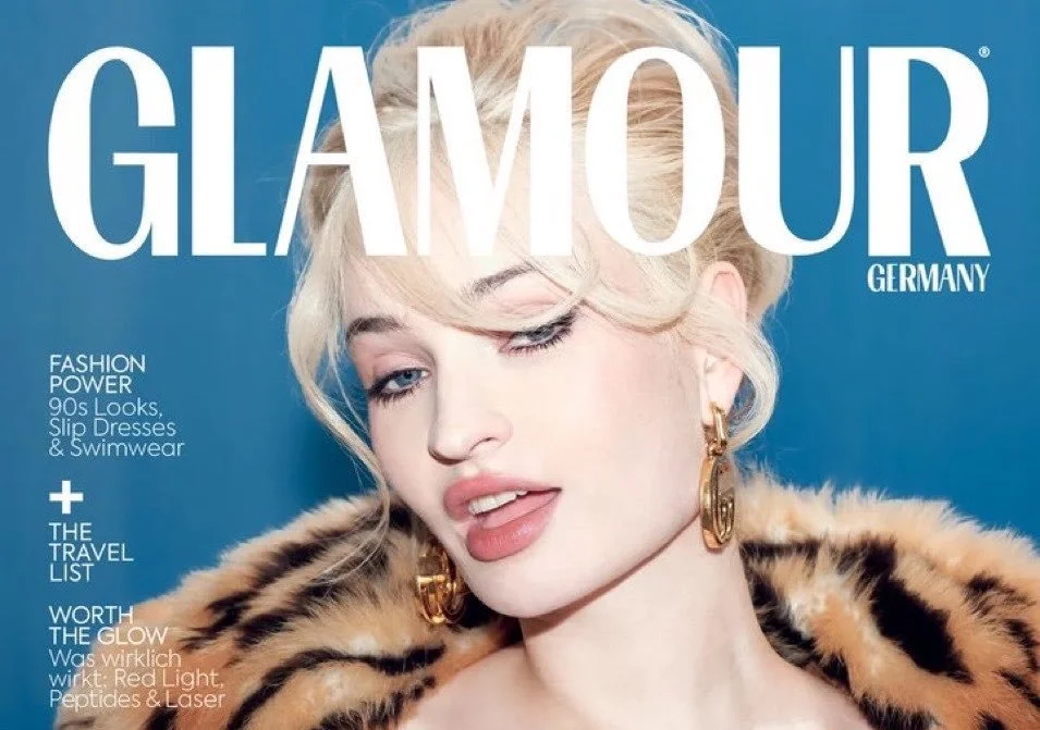 Kim Petras on the cover of Glamour Germany