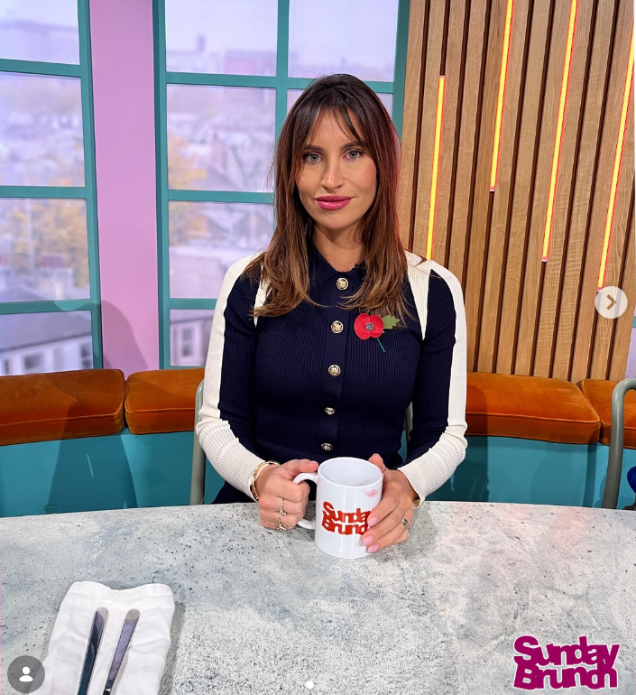 Ferne McCann appears on Sunday Brunch