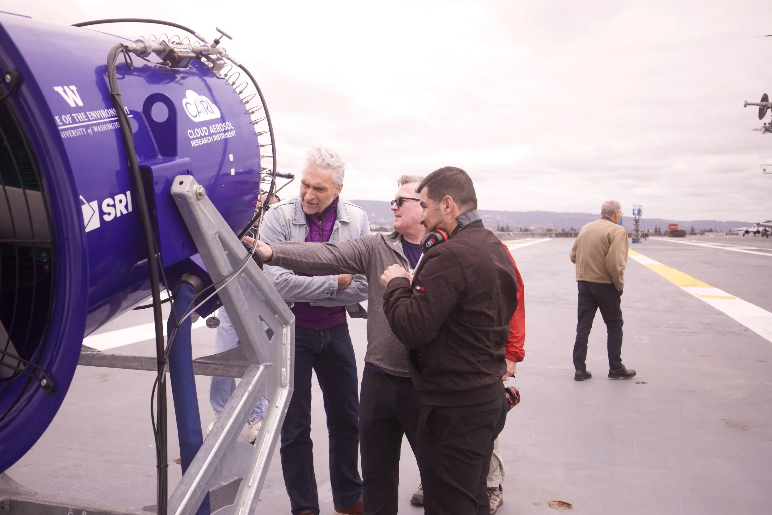 Marine Cloud Brightening field experiment research (2024), CAARE Washington University