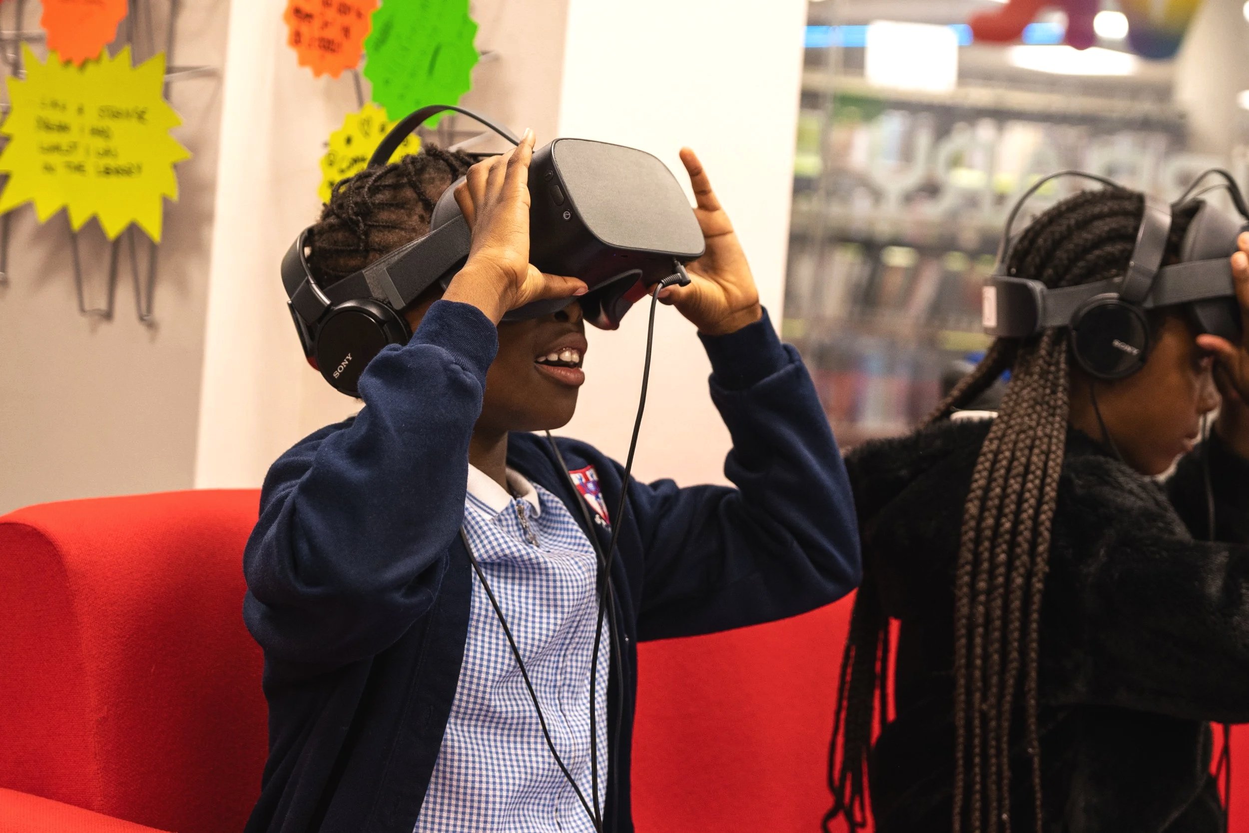 Coventry event  Photographer - VR headsets Coventry Library - Digital Spaces Event.jpg