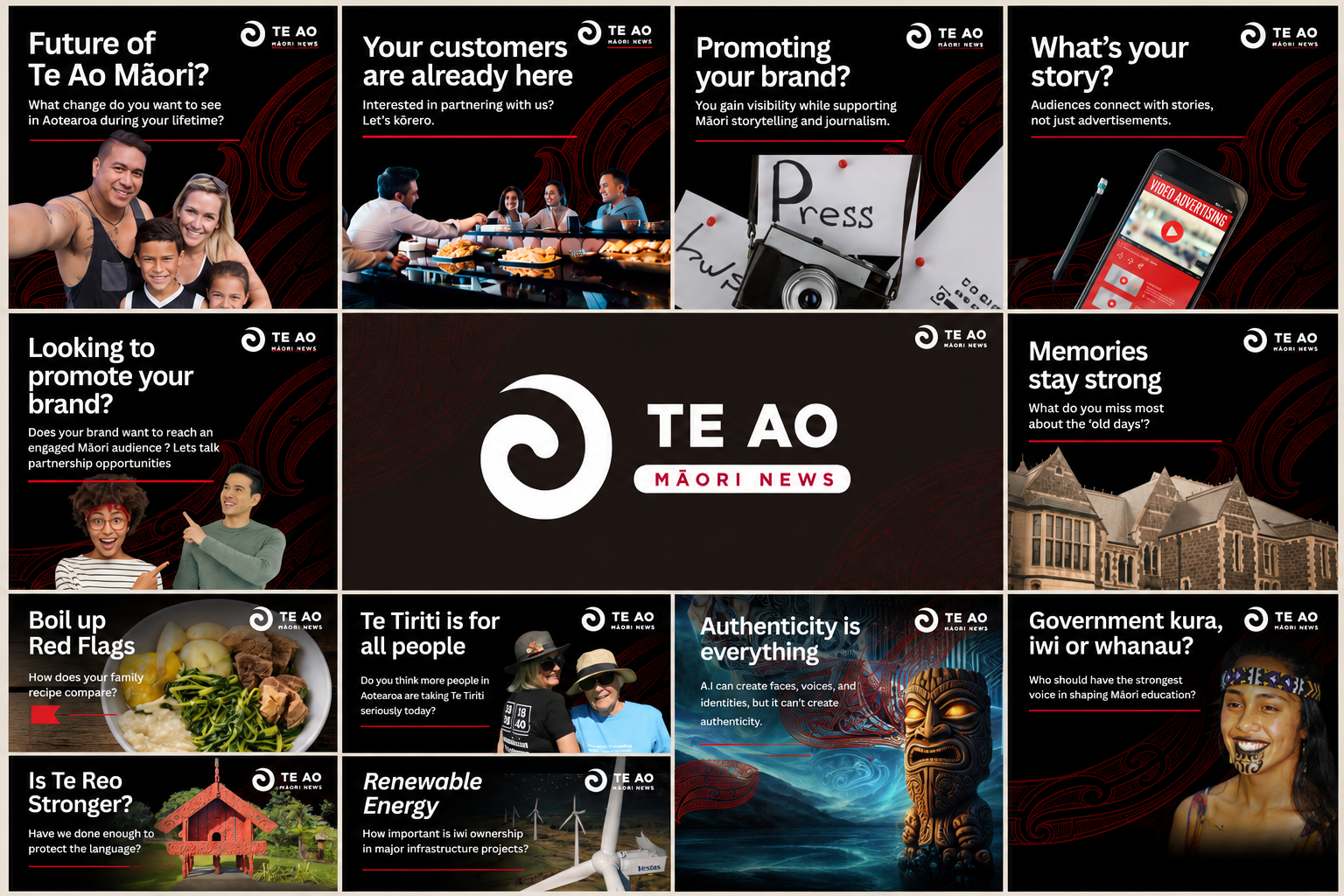 Te Ao Māori News Social Posts