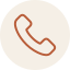 Icon of a telephone handset.