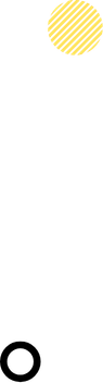 A circular, yellow object with diagonal black stripes on a black background.