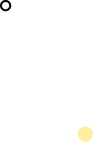 A circular, yellow object with diagonal black stripes on a black background.