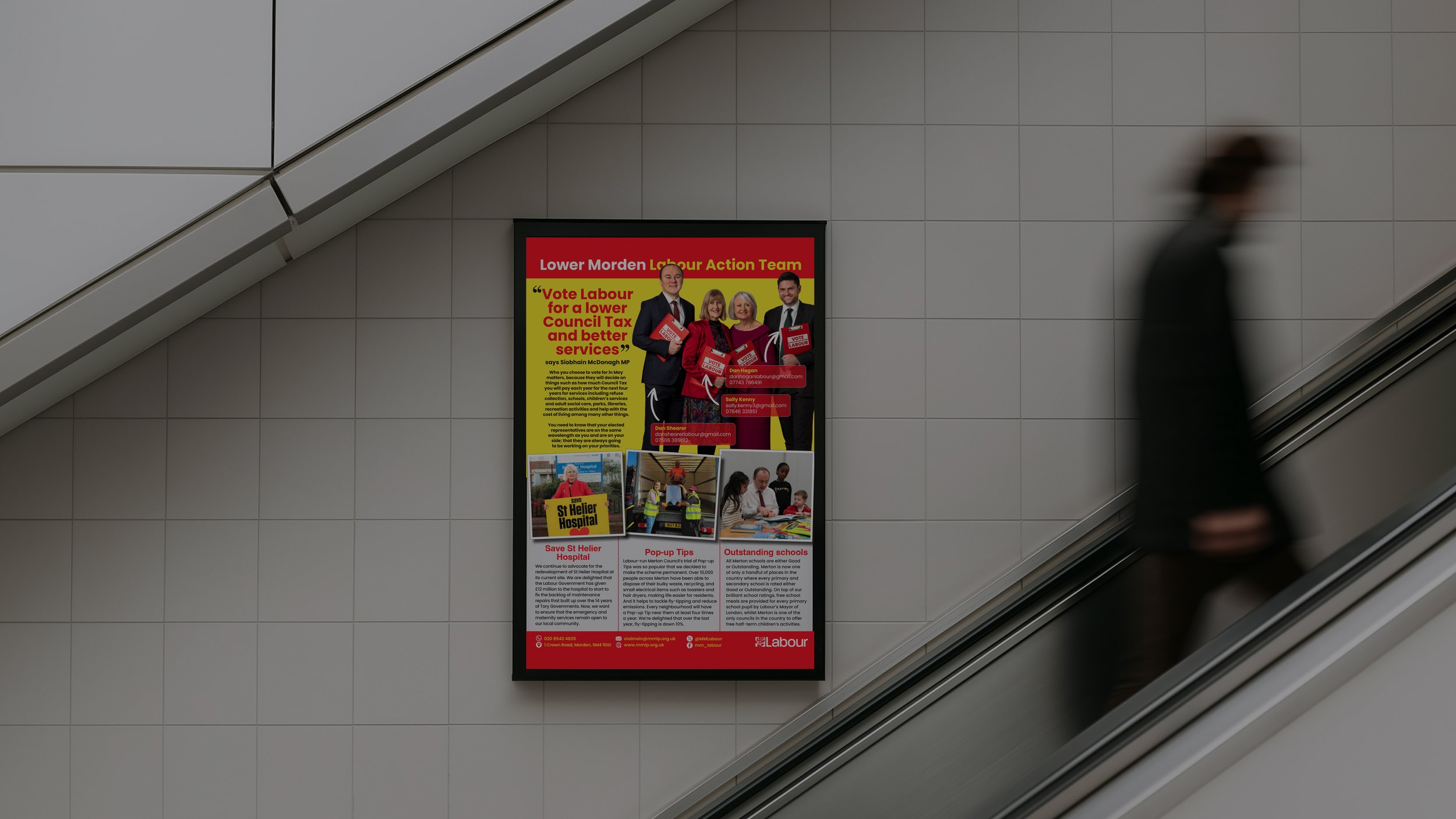 Design & print production for constituency focused campaign communications