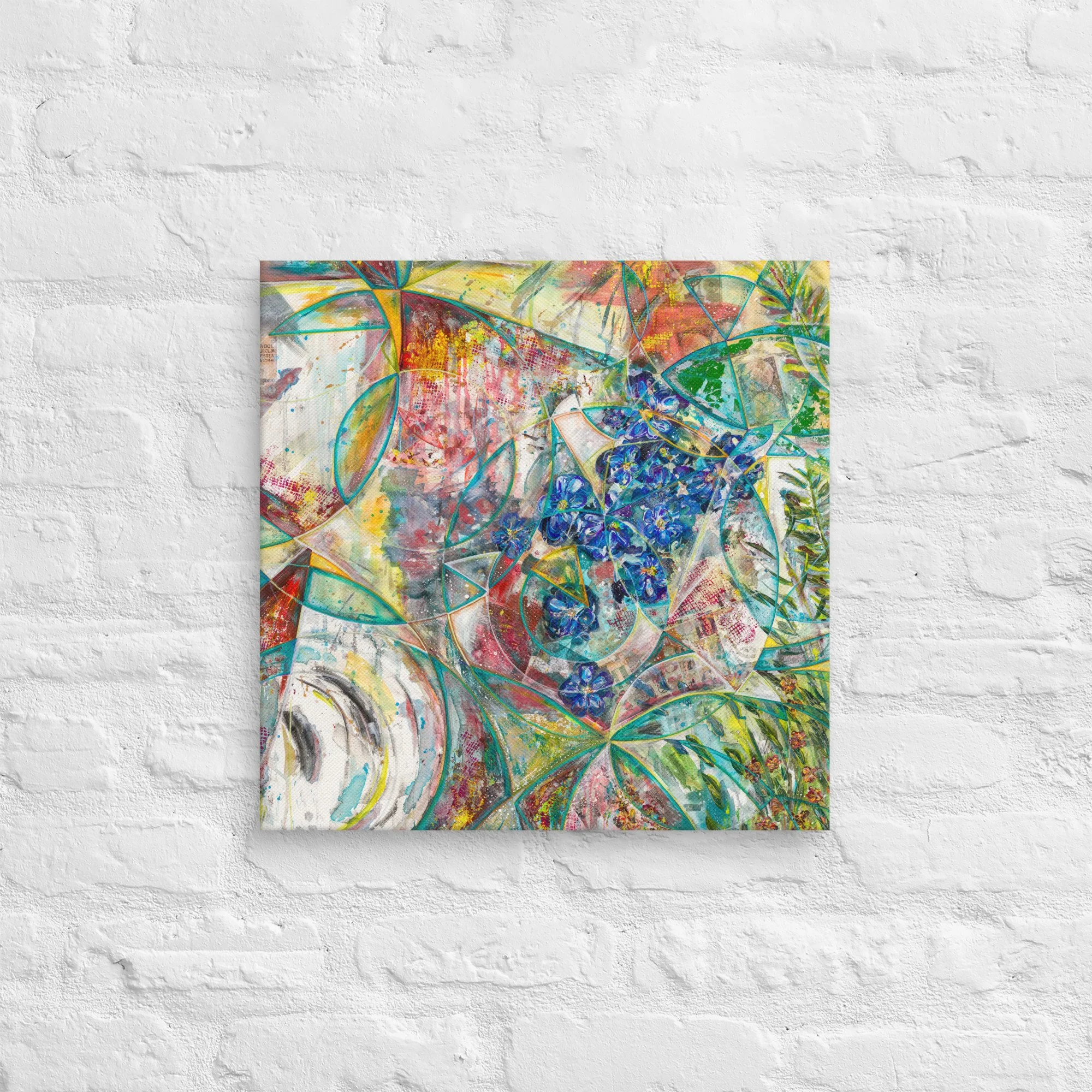 Through Shattered Garden Light - Canvas