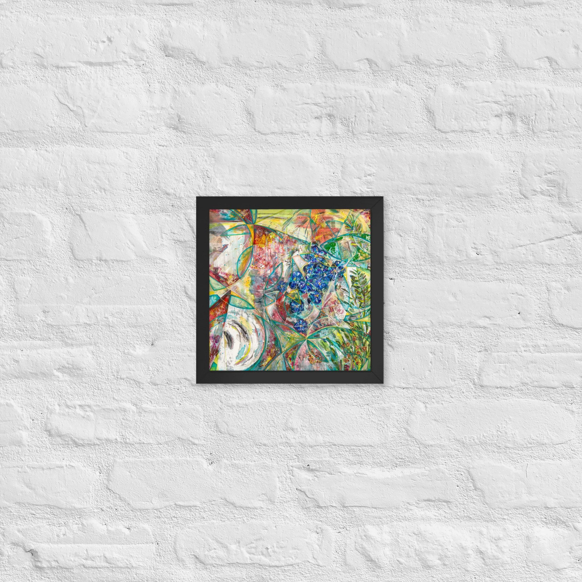 Through Shattered Garden Light - Framed print