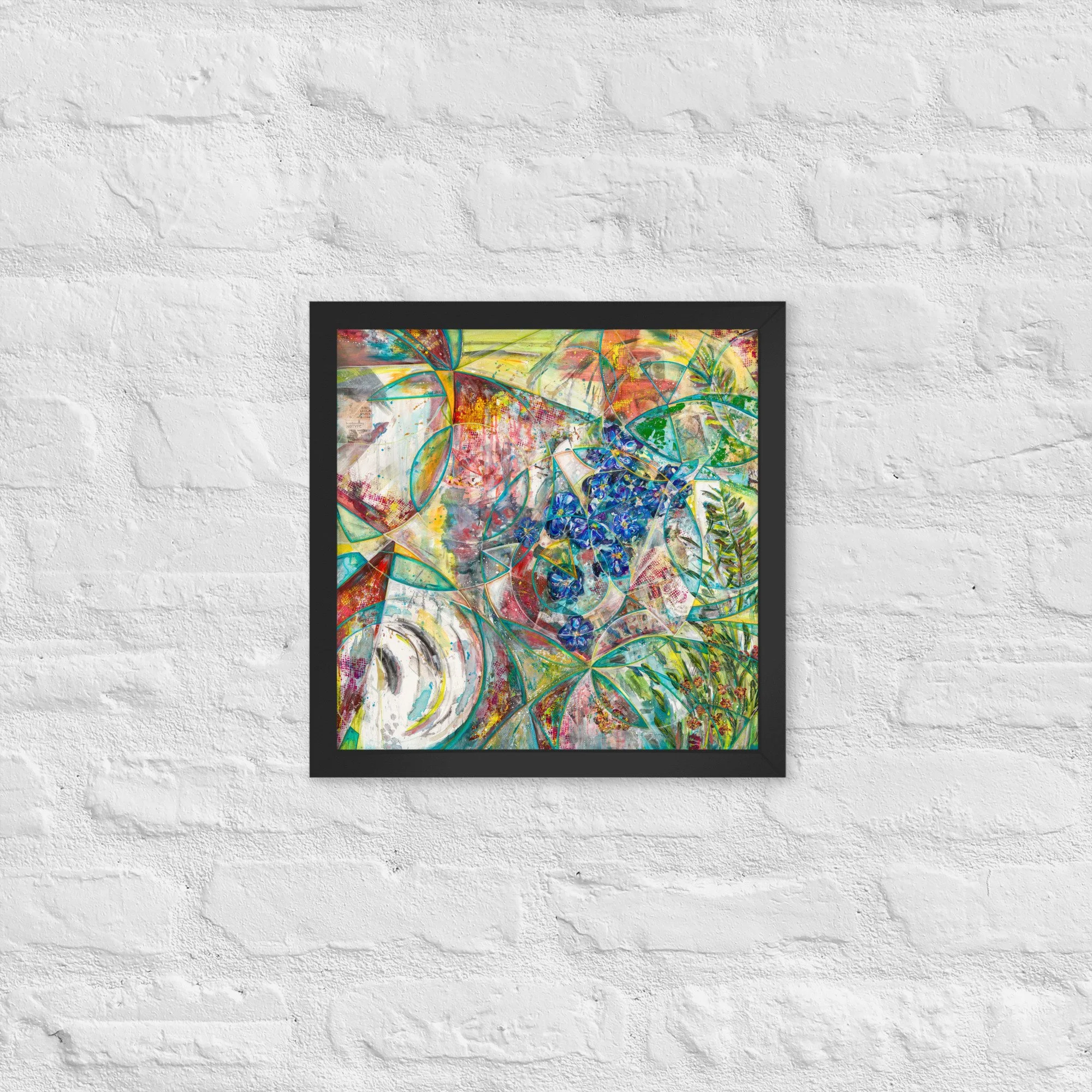 Through Shattered Garden Light - Framed print