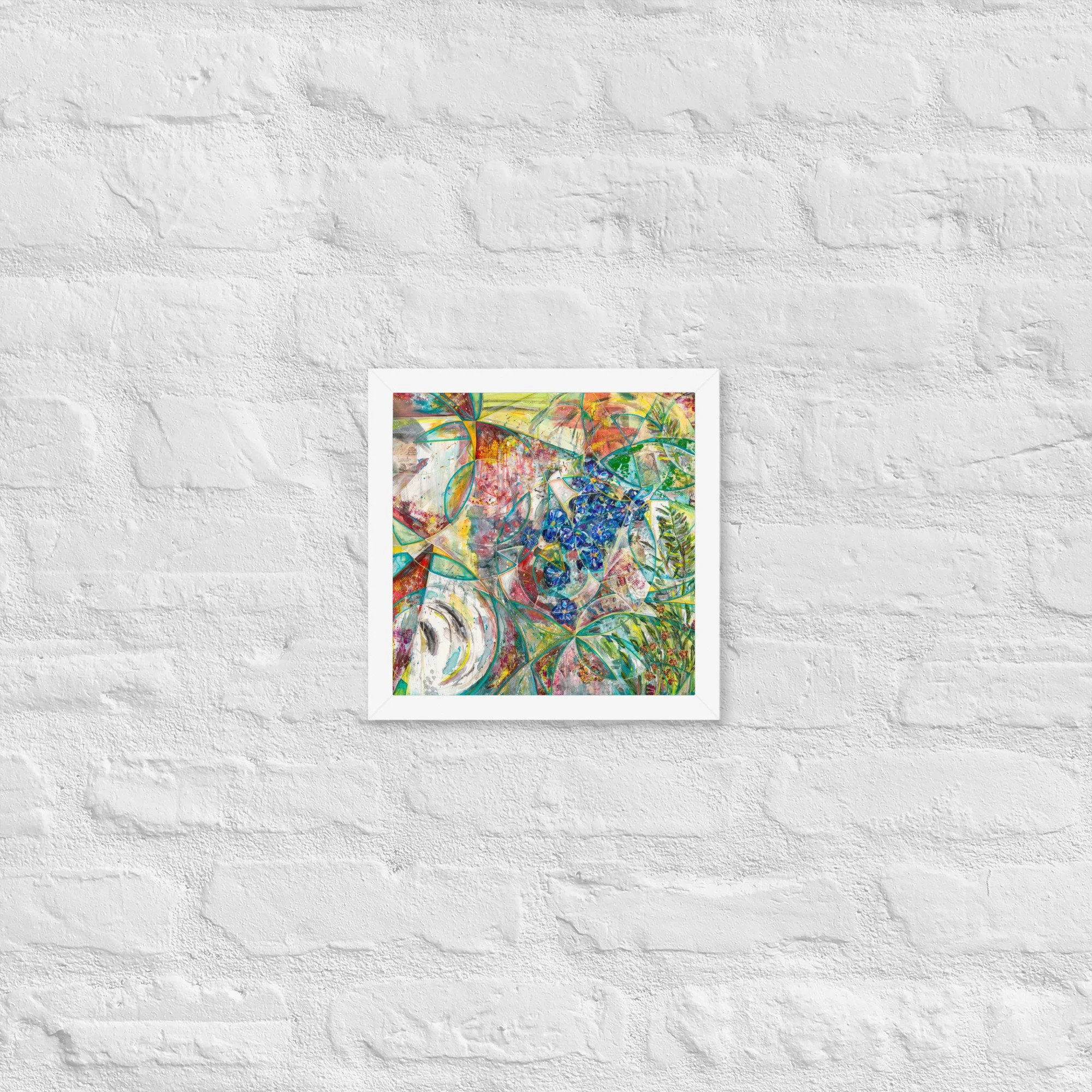 Through Shattered Garden Light - Framed print