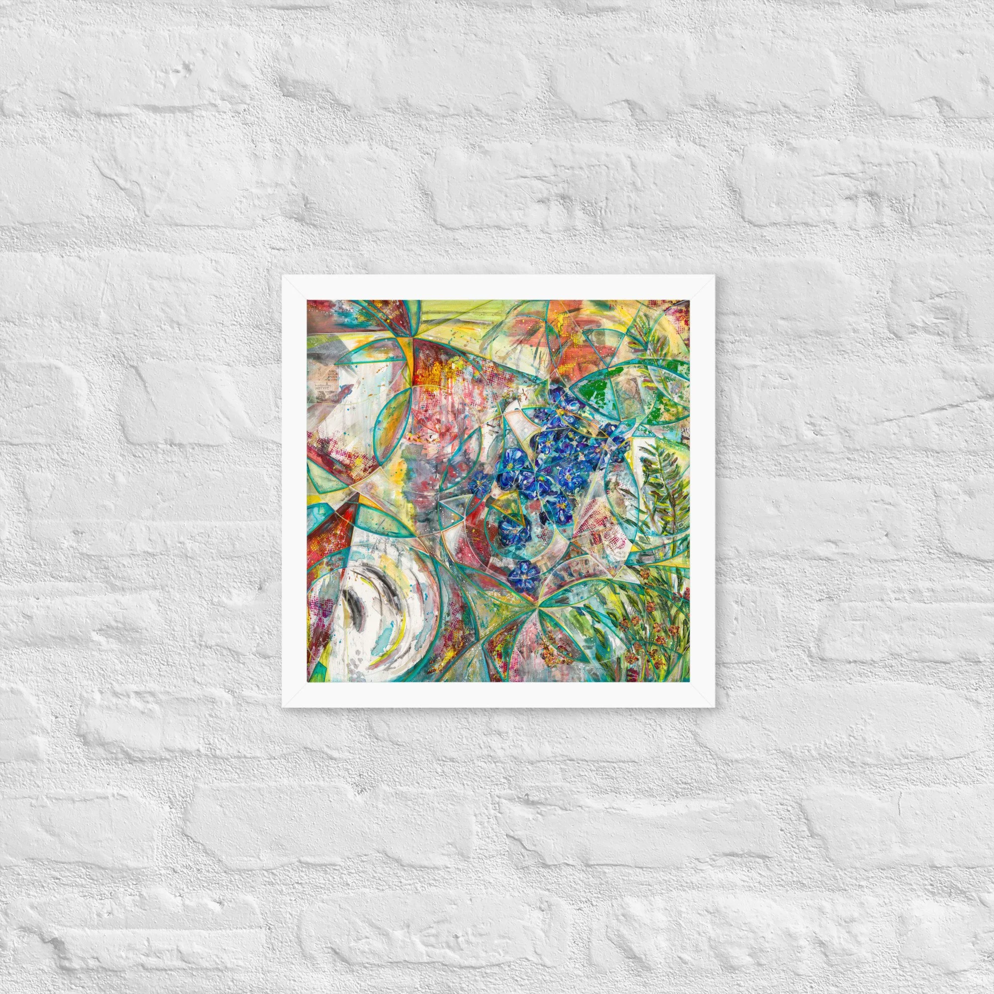 Through Shattered Garden Light - Framed print