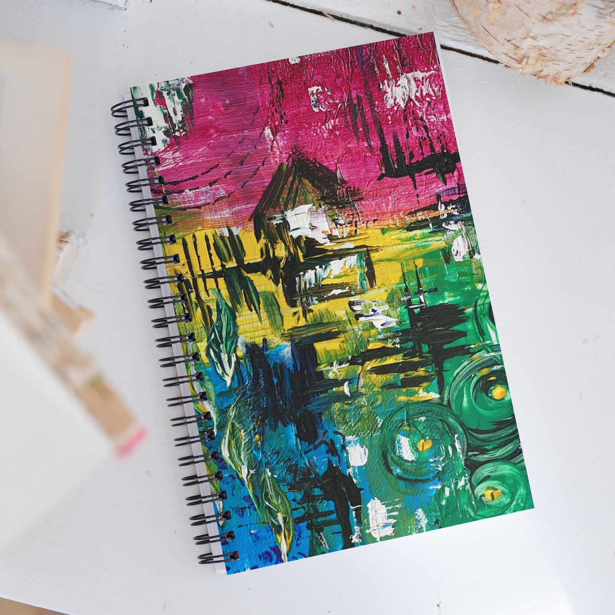 The Hut - Spiral notebook