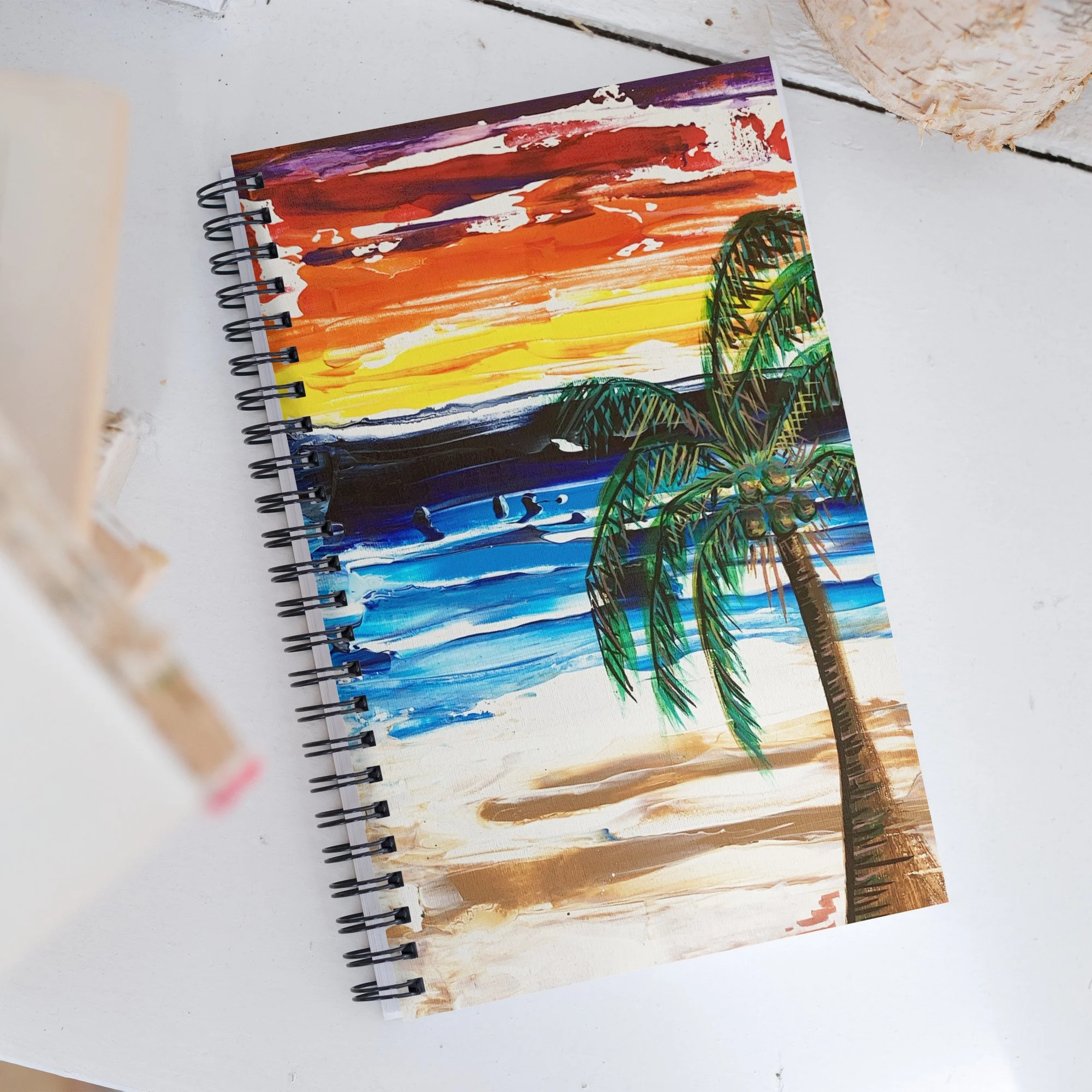 Tropical Vibes - Spiral notebook
