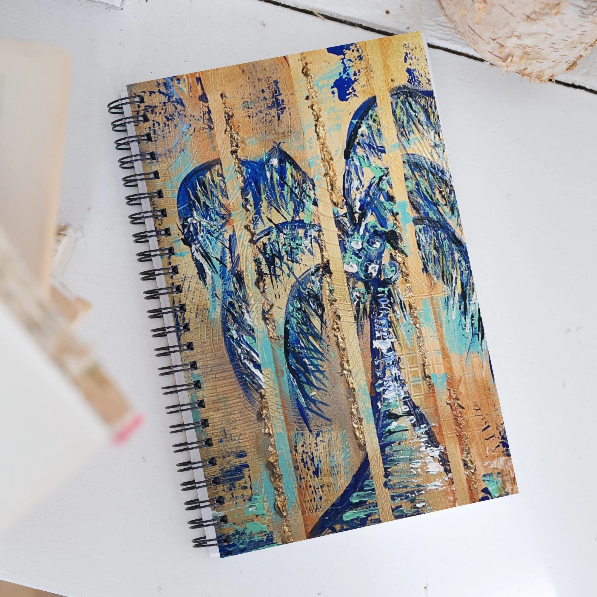 The Golden Hour - Spiral notebook