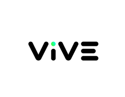 The word 'VIVE' with a stylized design, featuring a green dot over the 'i'.